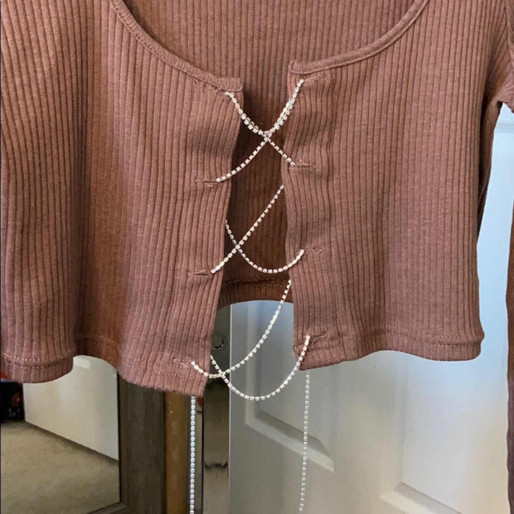 Diamond string crop top - Picture 2 of 6